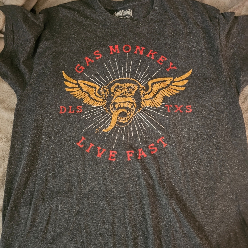 Gas Monkey Graphic Tee Mens Size Large